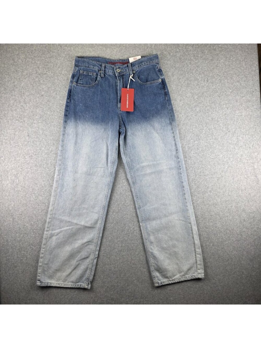 Lucky Brand Jeans Womens 6 28x31 Wide Leg High Rise Light Wash Rigid NWT